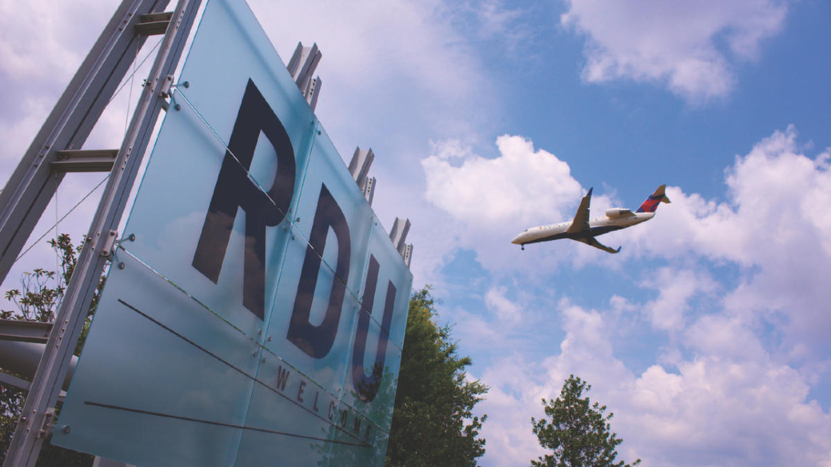 RDU International Airport, the gateway to the world from Brier Creek.